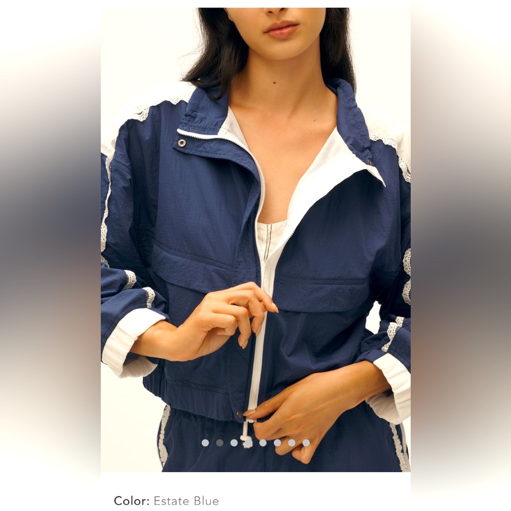 Anthropologie Daily Practice Long Jump Colorblock Jacket